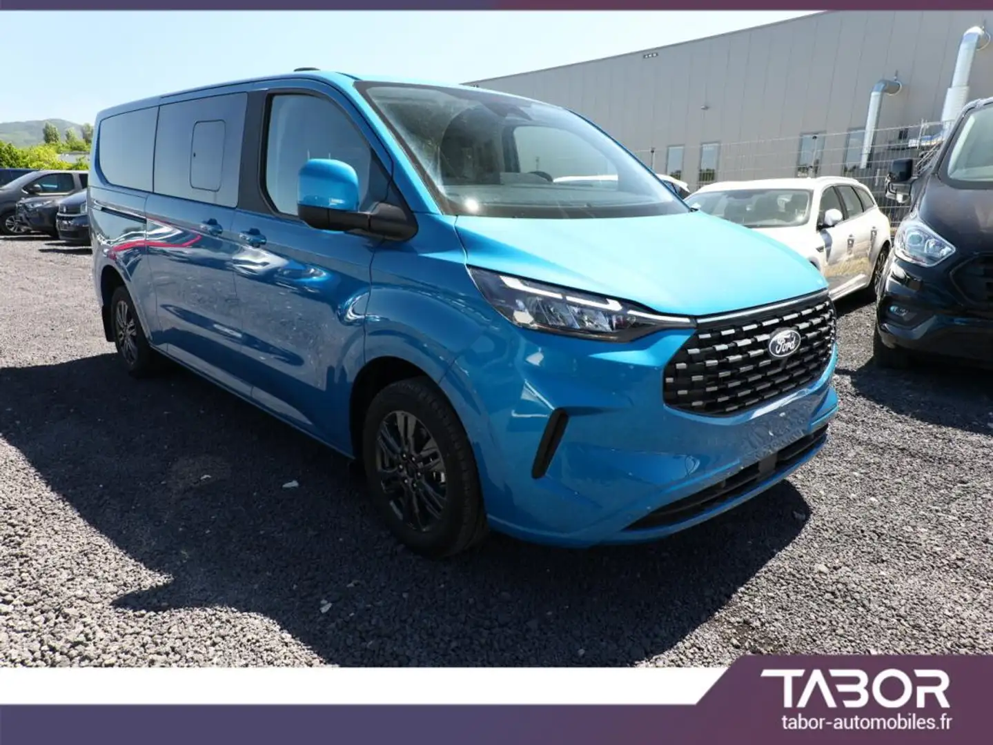 Ford Tourneo Custom TDCi 170 Aut Tit 320L2 ACC Bleu - 2