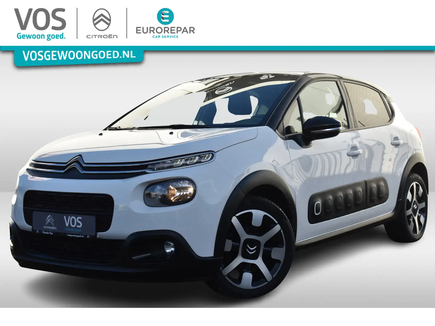 Citroen C3 PureTech 110 S&S EAT6 Automaat Shine | Navigatie v Blanc - 1