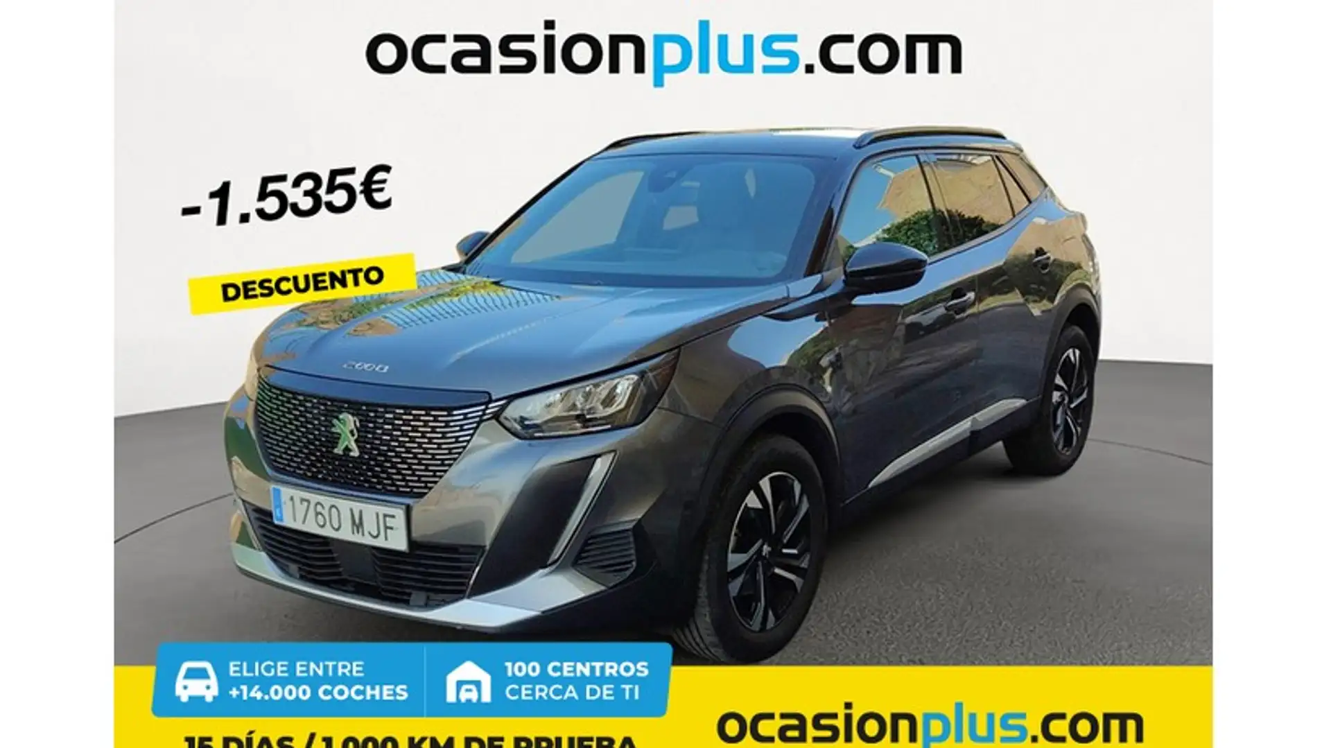 Peugeot 2008 1.2 PureTech S&S Allure Pack EAT8 130 Gris - 1