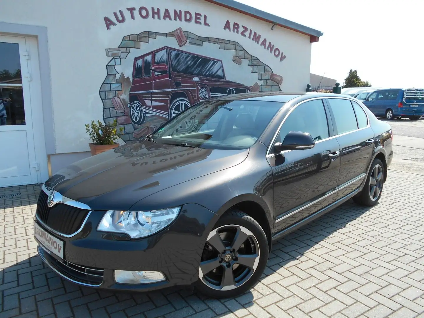 Skoda Superb 1.8 TSI Ambition NAVI/LEDER/XENON/PDC Marrón - 1