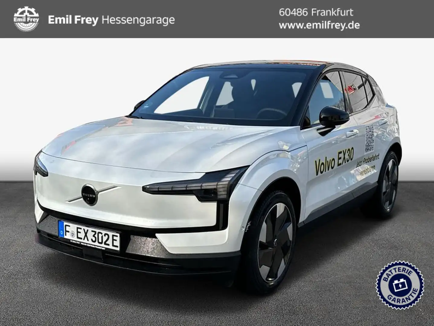 Volvo EX30 Twin Motor Performance AWD Ultra Glasd 360° Weiß - 1