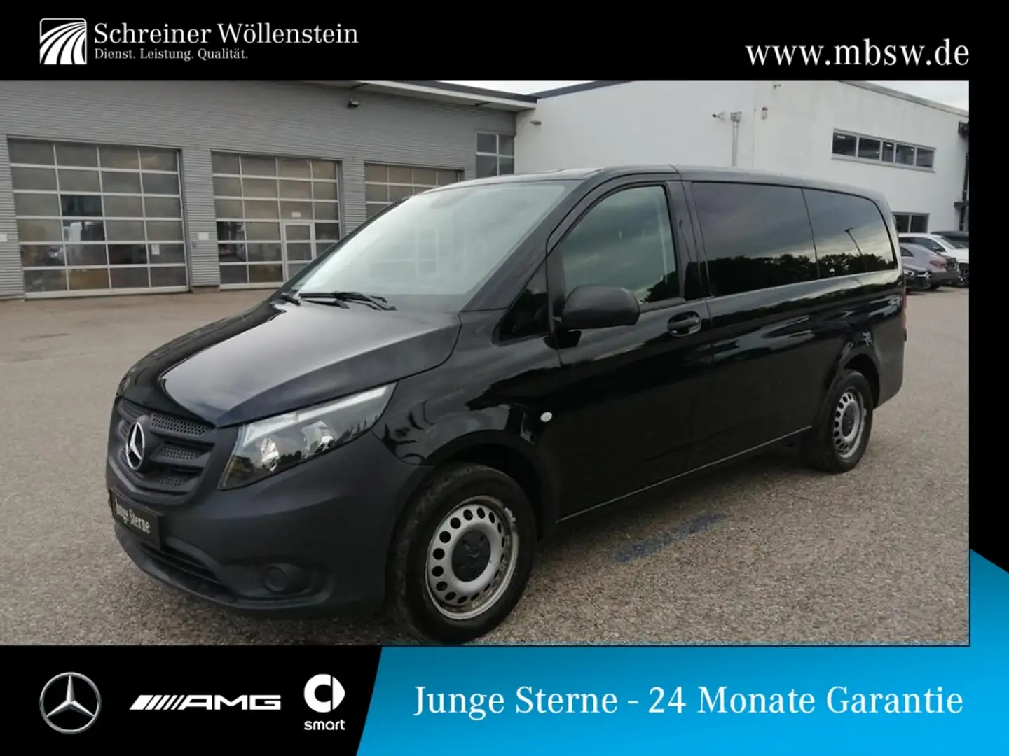 Mercedes-Benz Vito 119 CDI Mixto 4x4 L Navi*StandHZ*Kamera*AHK Noir - 1