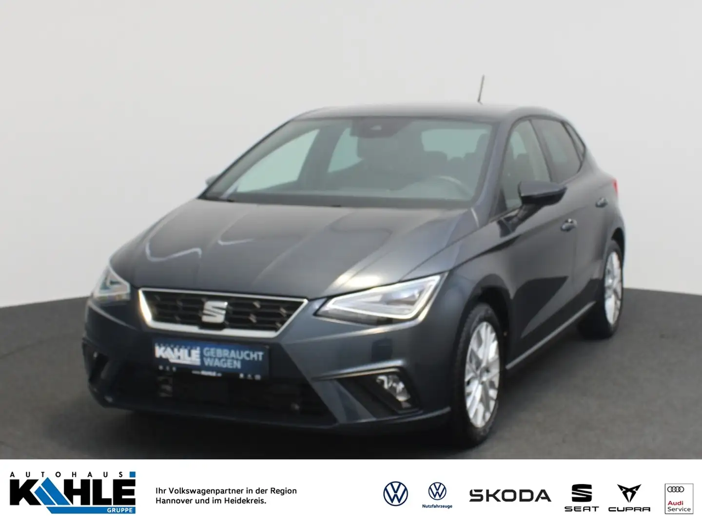 SEAT Ibiza 1.0 TSI FR Navi LED ACC SHZ Klima RFK PDC DAB+ Grau - 1