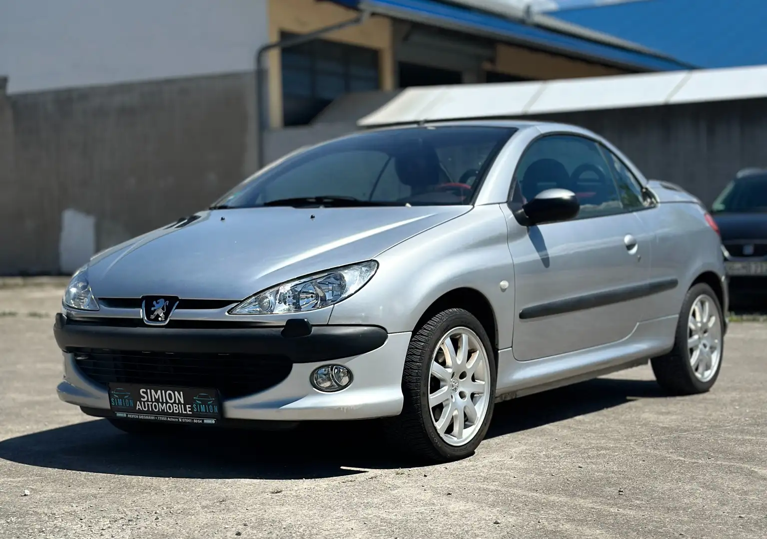 Peugeot 206 CC Platinum INSP NEU/ TÜV NEU / Reifen NEU Grijs - 1