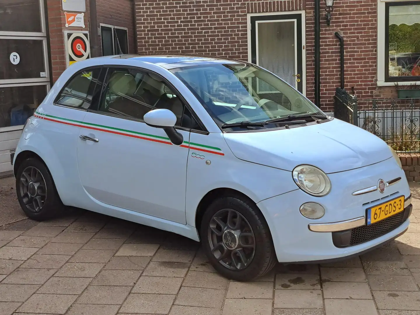 Fiat 500 1.4-16V Lounge Bleu - 2