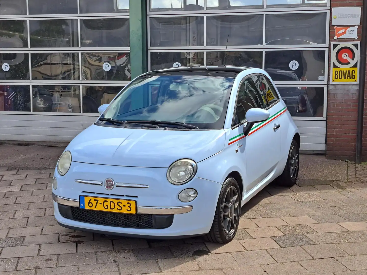 Fiat 500 1.4-16V Lounge Bleu - 1