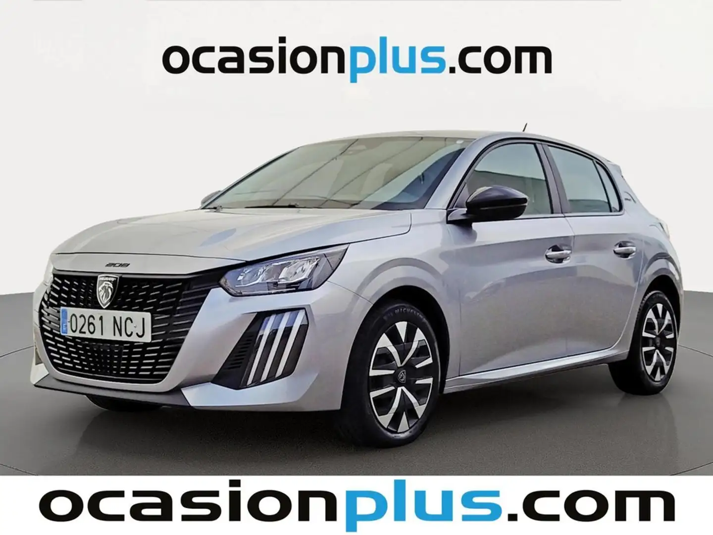 Peugeot 208 1.2 Hybrid Style e-DCS6 110 Gris - 1