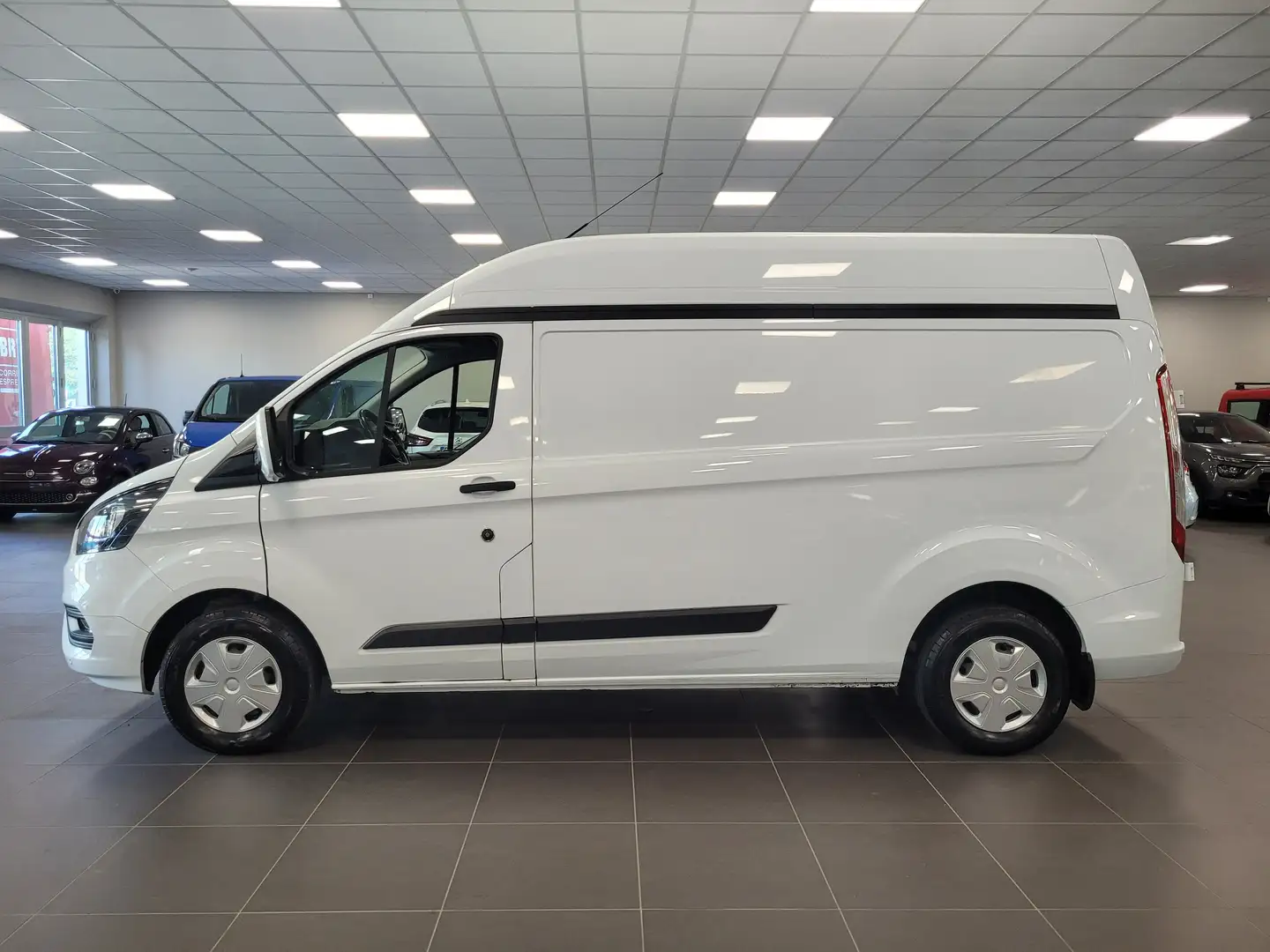 Ford Transit Custom 2.0 TDCI 130CV L2H2 PASSO LUNGO TETTO ALTO Weiß - 2