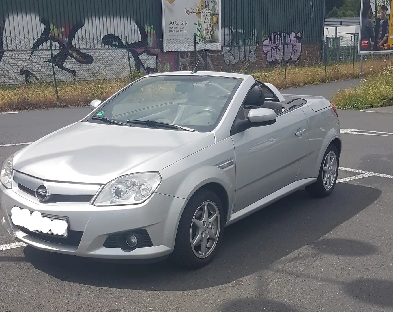 Opel Tigra Cabrio Benzin LPG Neuer TÜV Grau - 1