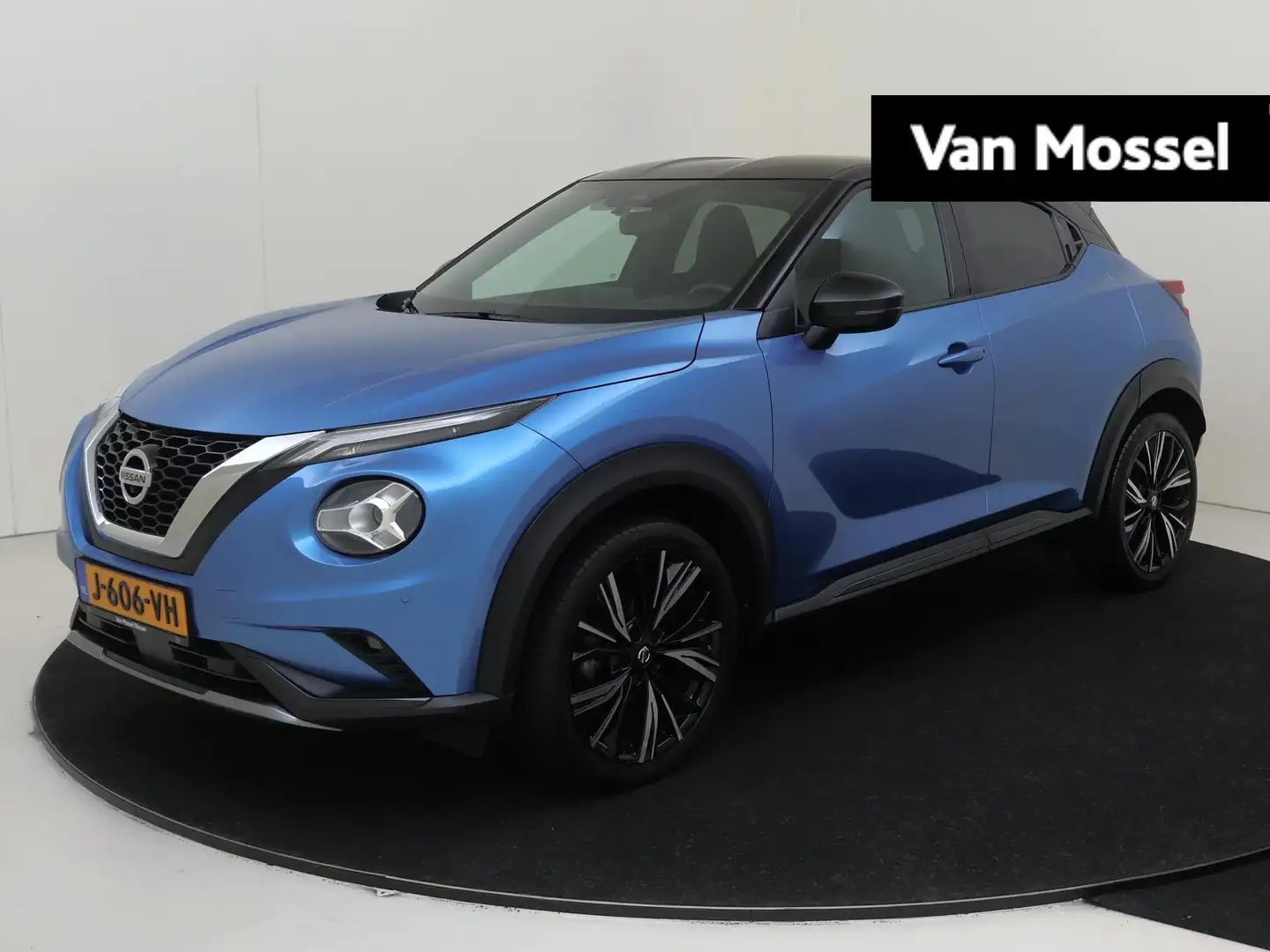 Nissan Juke 1.0 DIG-T N-Design | Two tone lak | LM velgen | ke Blauw - 1