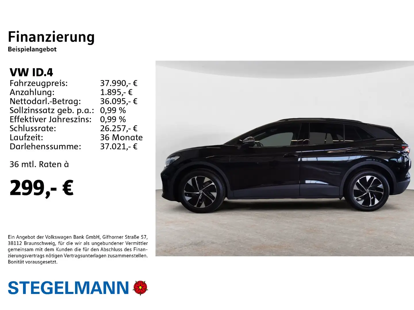 Volkswagen ID.4 Pro 210kW/77kWh Move *LED*Navi*Wärmepumpe*+ Noir - 2