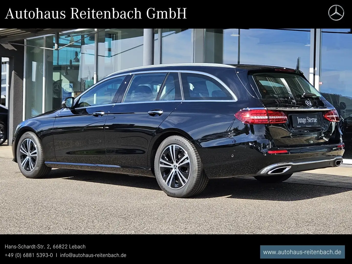 Mercedes-Benz E 200 E200d T AVANTGARDE+DISTRO+AHK STANDHZG+360°+HUD Schwarz - 2