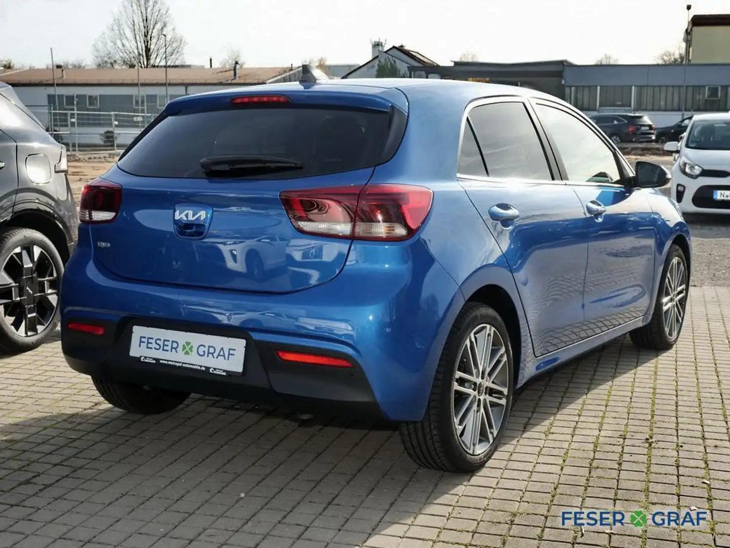 Kia Rio 1.0T 100 SPIRIT TECHNIK NAVI KLIMA UVM. Azul - 2