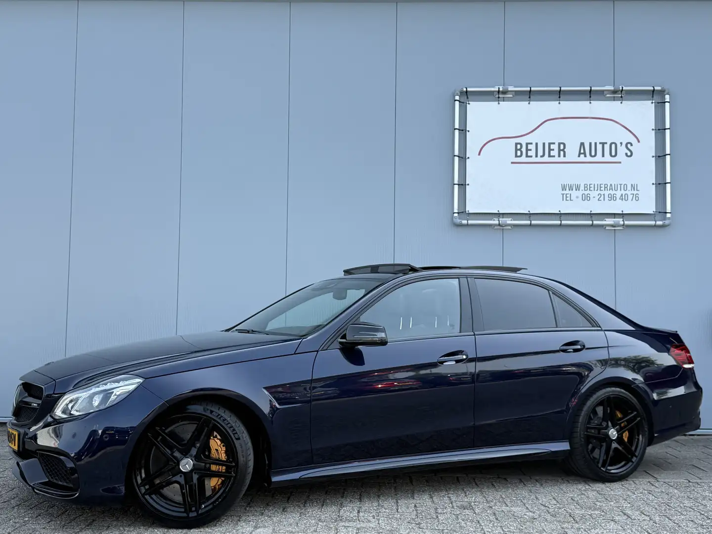 Mercedes-Benz E 63 AMG S 585pk 4MATIC Automaat Schuifdak/Keramische remme Bleu - 1
