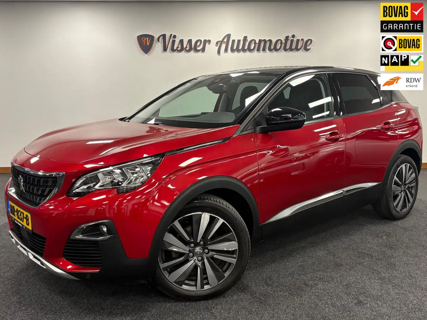 Peugeot 3008 1.2 PureTech Première*NAP*Cruise-Control*Airco*Cam Rood - 1