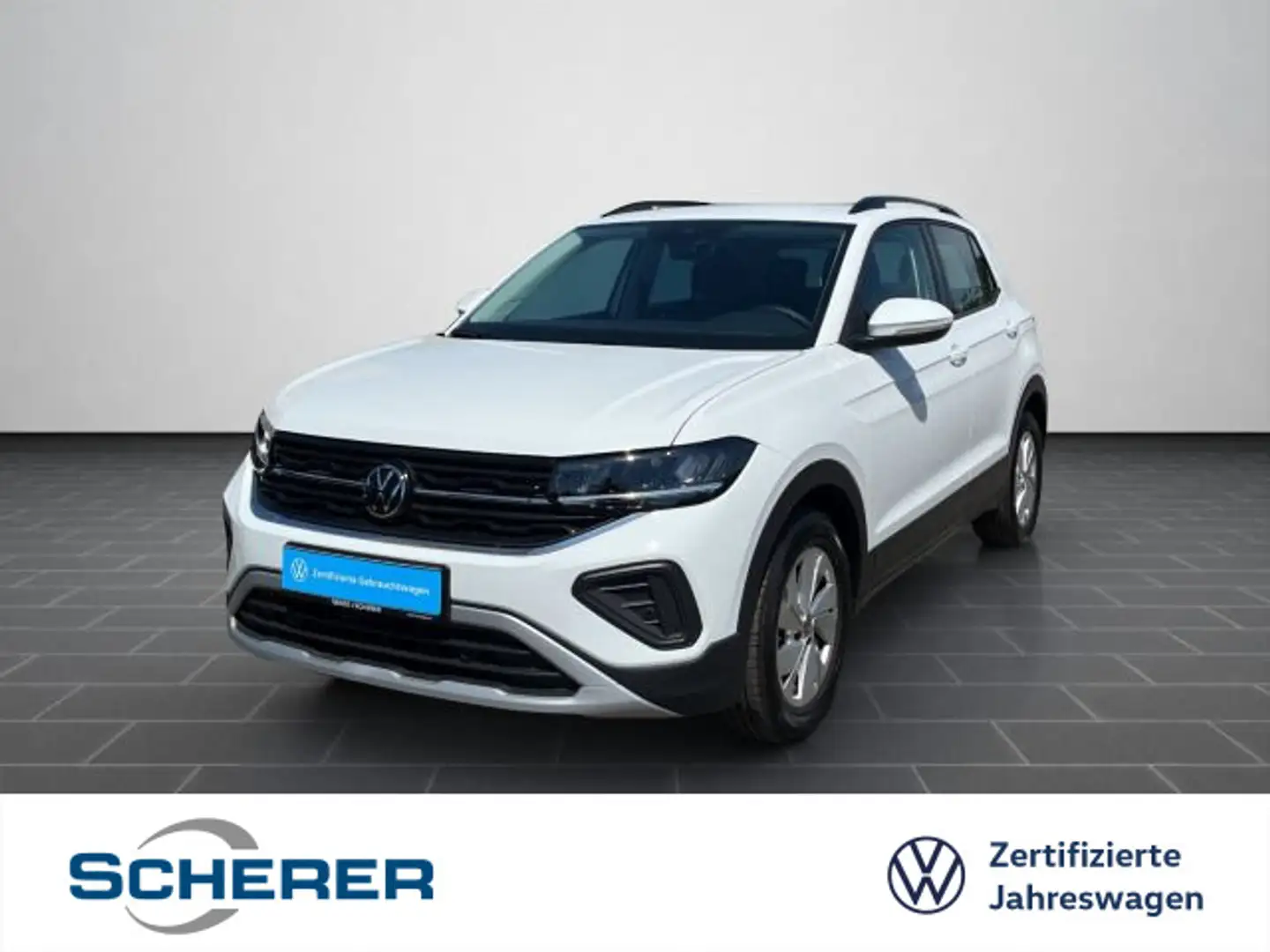 Volkswagen T-Cross 1.0 TSI Life LED+ACC+Navi+App+Kamera+Key Blanc - 1