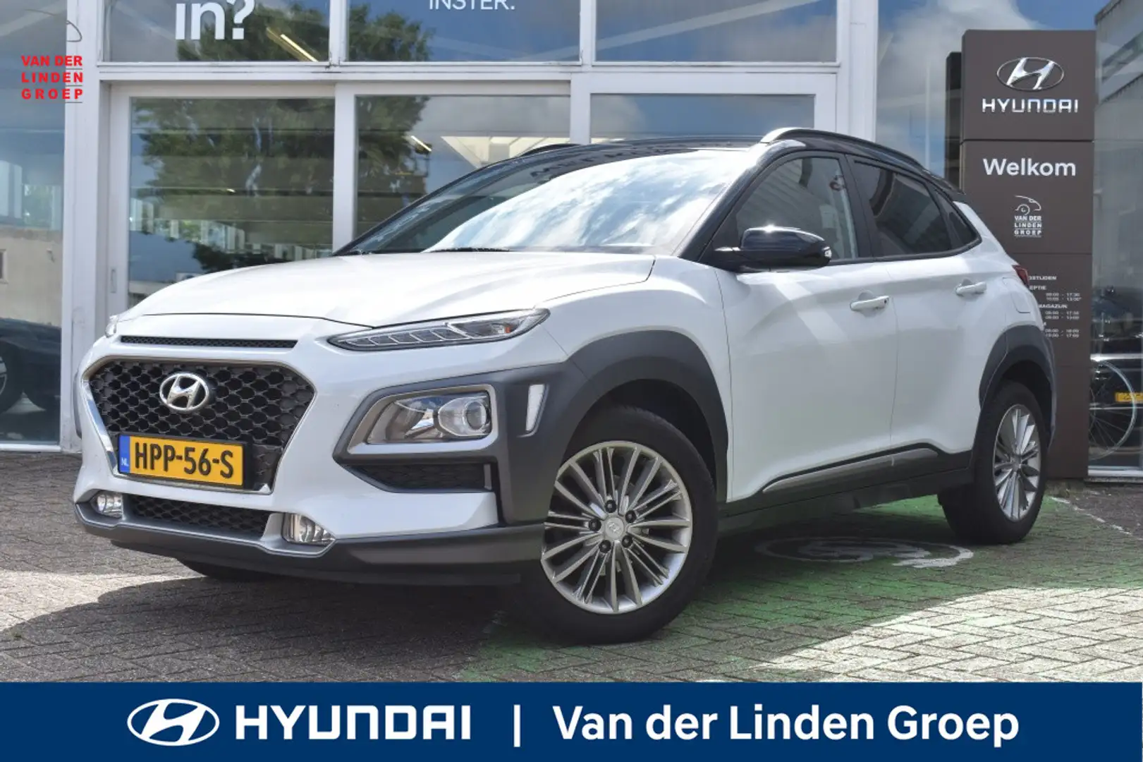 Hyundai KONA 1.0 T-GDI Fashion Navi/Cam/17"/Winter "RIJKLAARPRI Blanc - 1