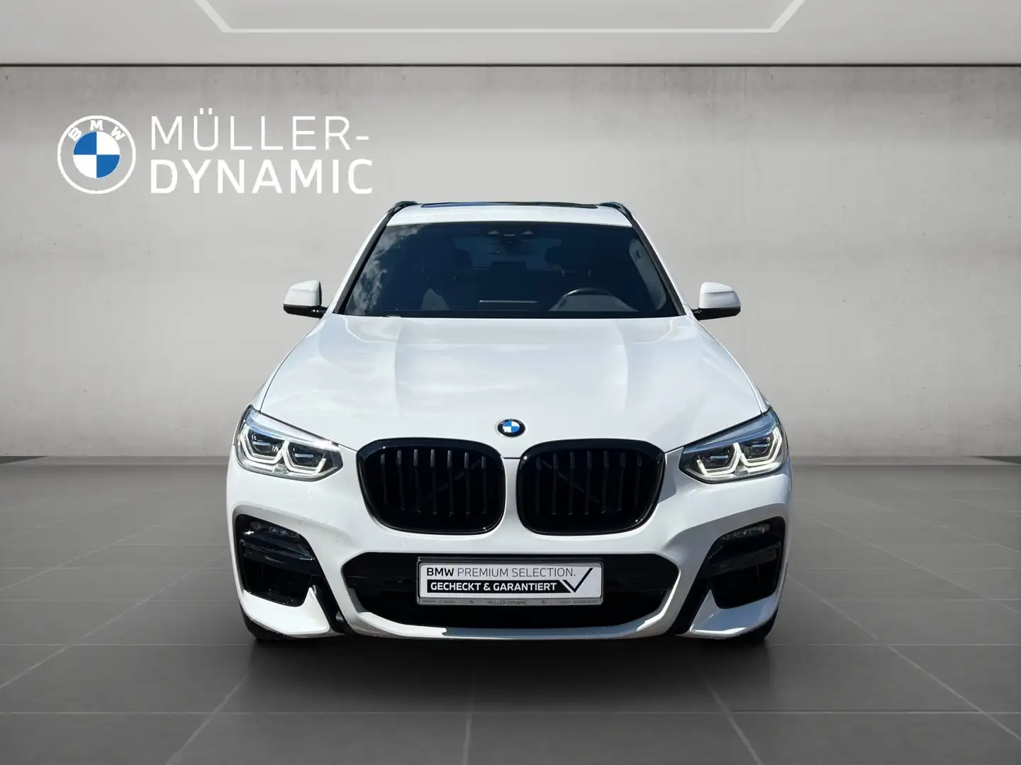 BMW X3 M 40d LED AHK PANO HIFI RÜCKFAHR SHZ Blanc - 2