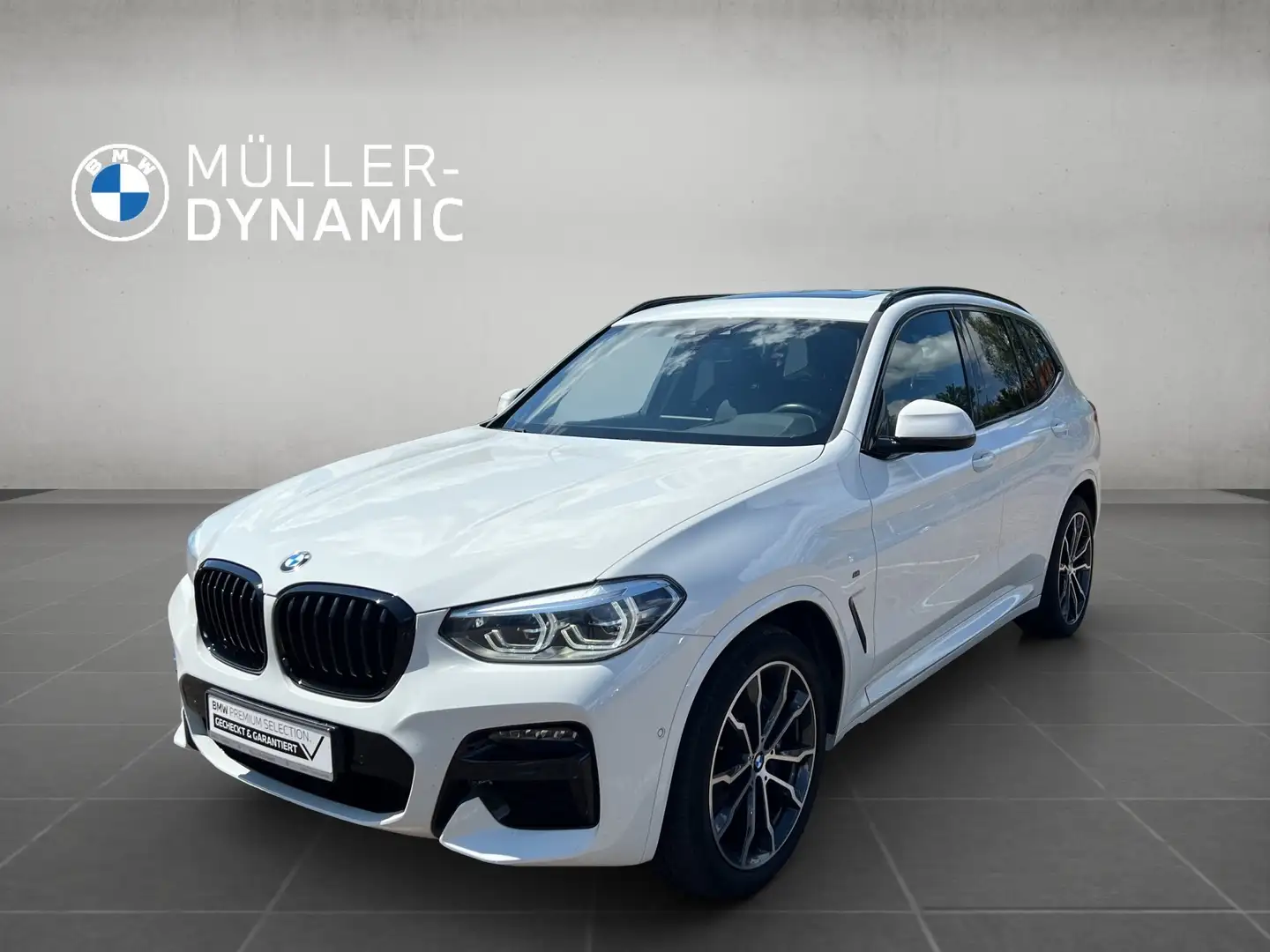 BMW X3 M 40d LED AHK PANO HIFI RÜCKFAHR SHZ Blanc - 1