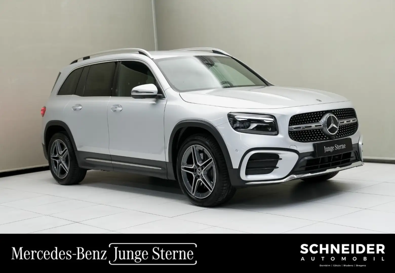 Mercedes-Benz GLB 220 d 4MATIC AMG Line el.Heck SpurW ParkAss. Silber - 1