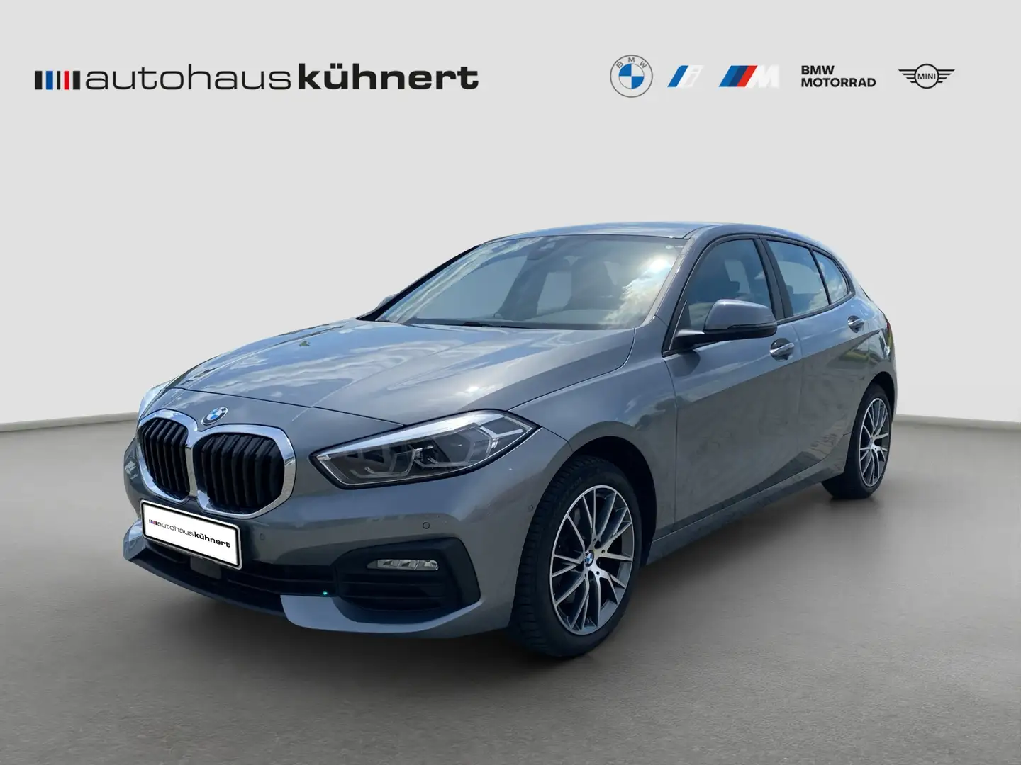 BMW 118 i Advantage SpurAss Navi ParkAss RFK HiFi PDC Gris - 1