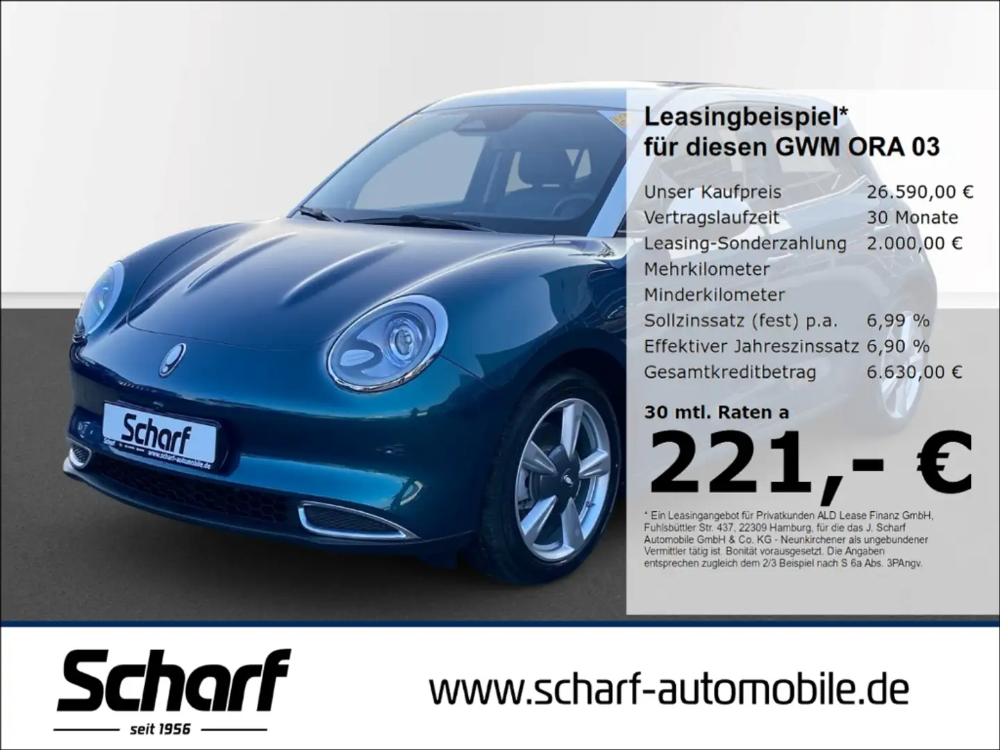 GWM ORA 03 400 PRO mit Wärmepumpen NAVI SHZ Verde - 1
