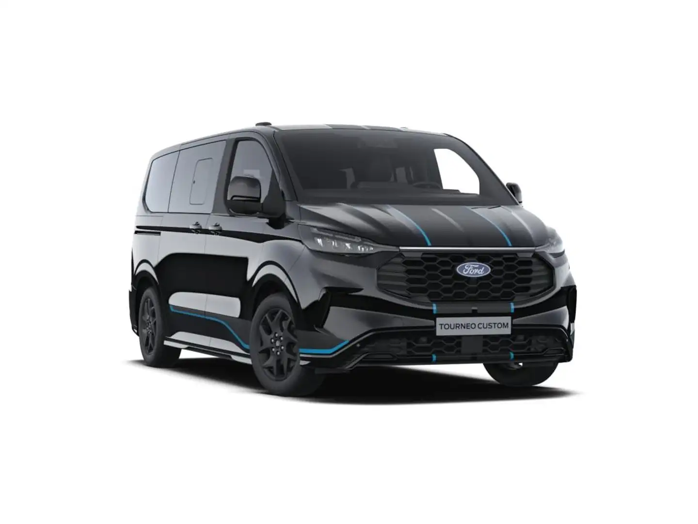 Ford Tourneo Custom 320 L1H1 4x4 Autm. Sport Schiebetür elktrisch Schwarz - 1