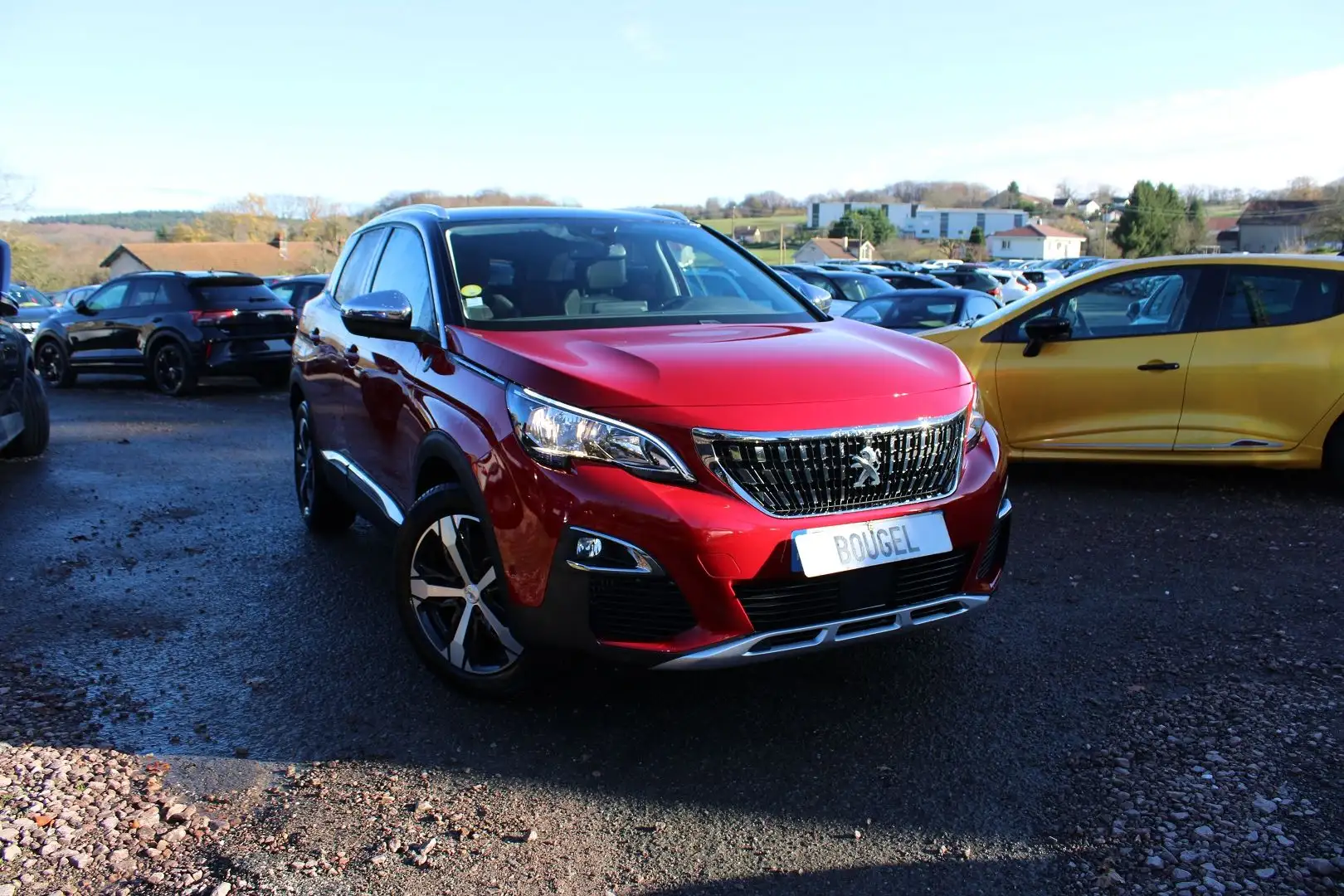 Peugeot 3008 HDI 130 CV CROSSWAY GPS 3D CAMÉRA USB JA 18 I-COKPIT RÉGULATEUR BOITE AUTO EAT-8 Rouge - 1