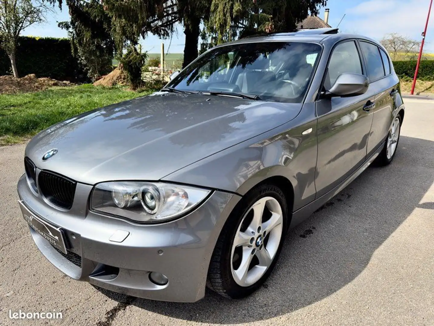 BMW 123 e87 123d pack -M LCI-HarmanKardon-navi-Toe-7999e Gris - 1