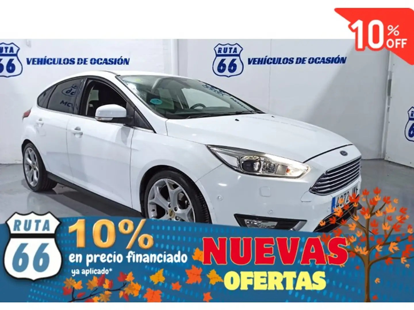 Ford Focus 1.0 Ecoboost Auto-S&S ST-Line 125 White - 1