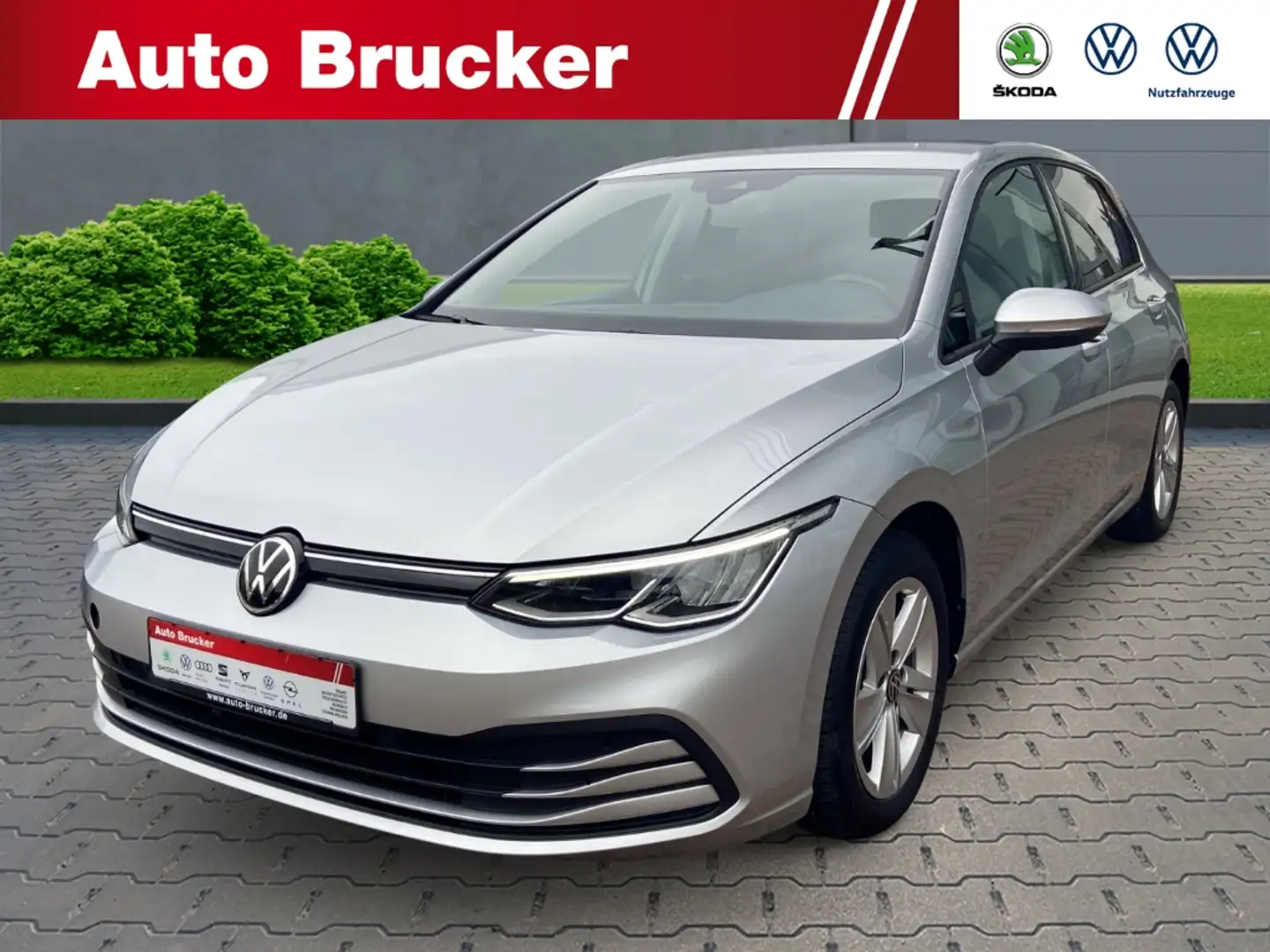 Volkswagen Golf VIII Life 2.0 TDI+LED+NAVI+SHZ+Apple Carplay/Andro Argent - 1