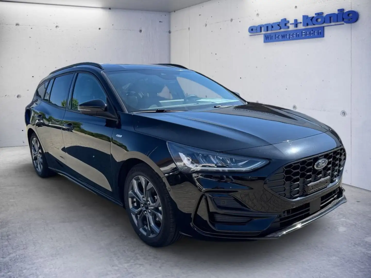 Ford Focus Turnier 1.0 EcoBoost Hybrid ST-LINE Schwarz - 2