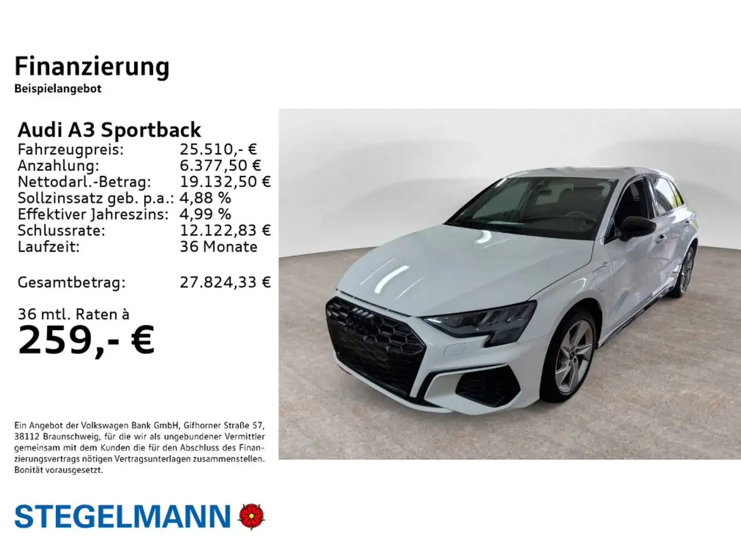 Audi A3 45 TFSIe S-tronic S-Line *LED*ACC*N Weiß - 2