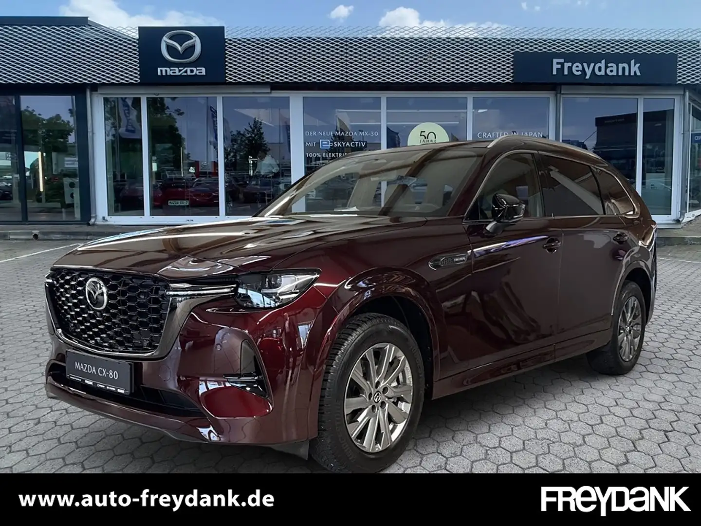 Mazda CX-80 3.3L e-SKYACTIV D 254ps AWD Homura Plus Rot - 1