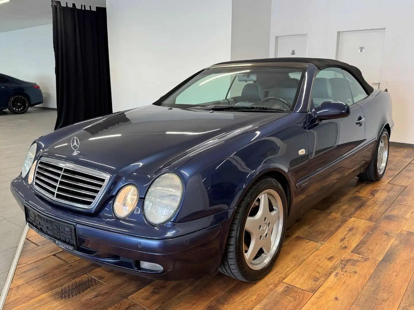 Mercedes-Benz CLK 230 K CABRIO.KLIMA ELEGANCE AMG FELGEN MEMO. Bleu - 1