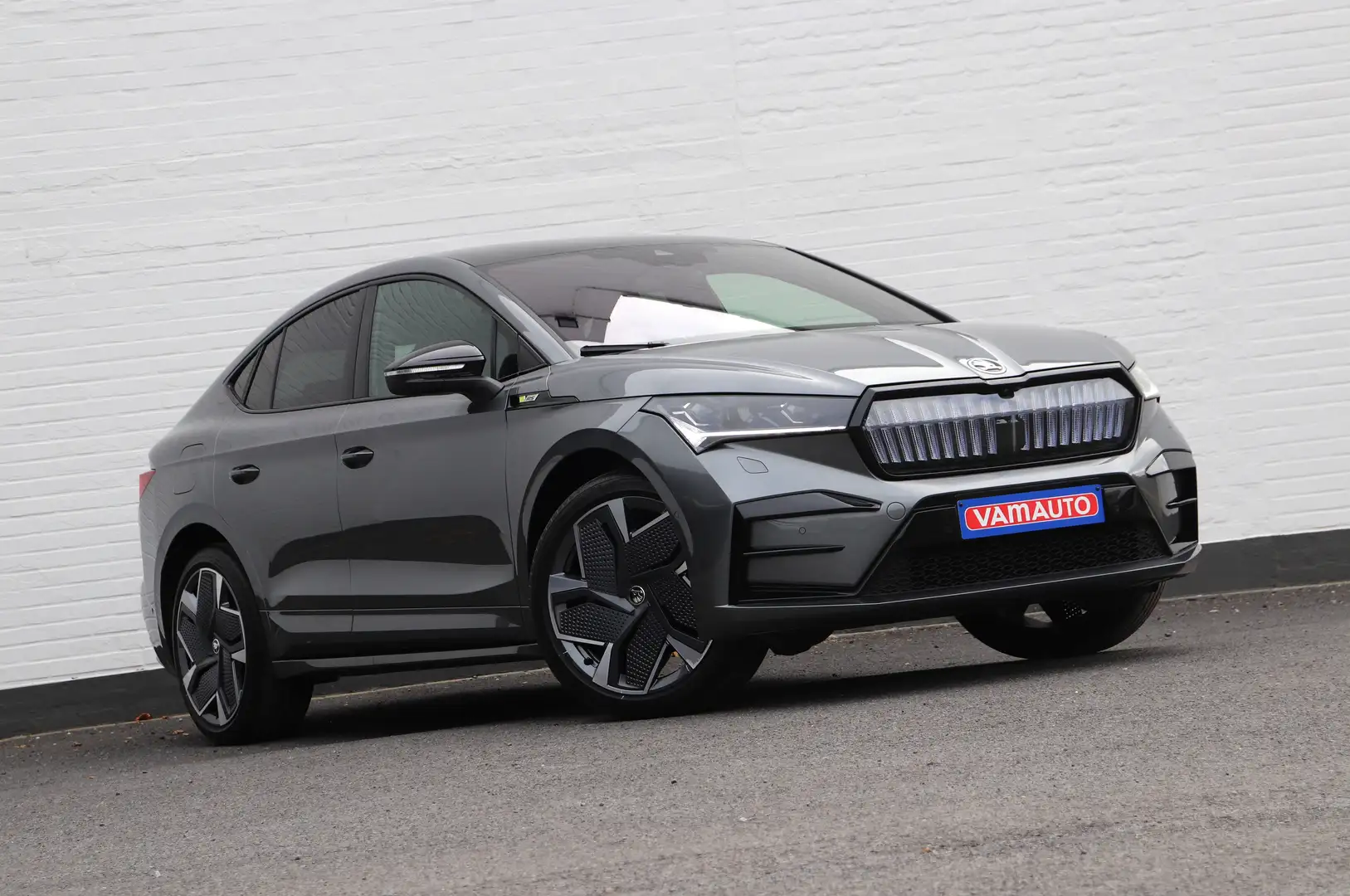 Skoda Enyaq Coué RS 80X 4x4 82 kWh - CANTON/Pano/Memory/HUD Grigio - 1