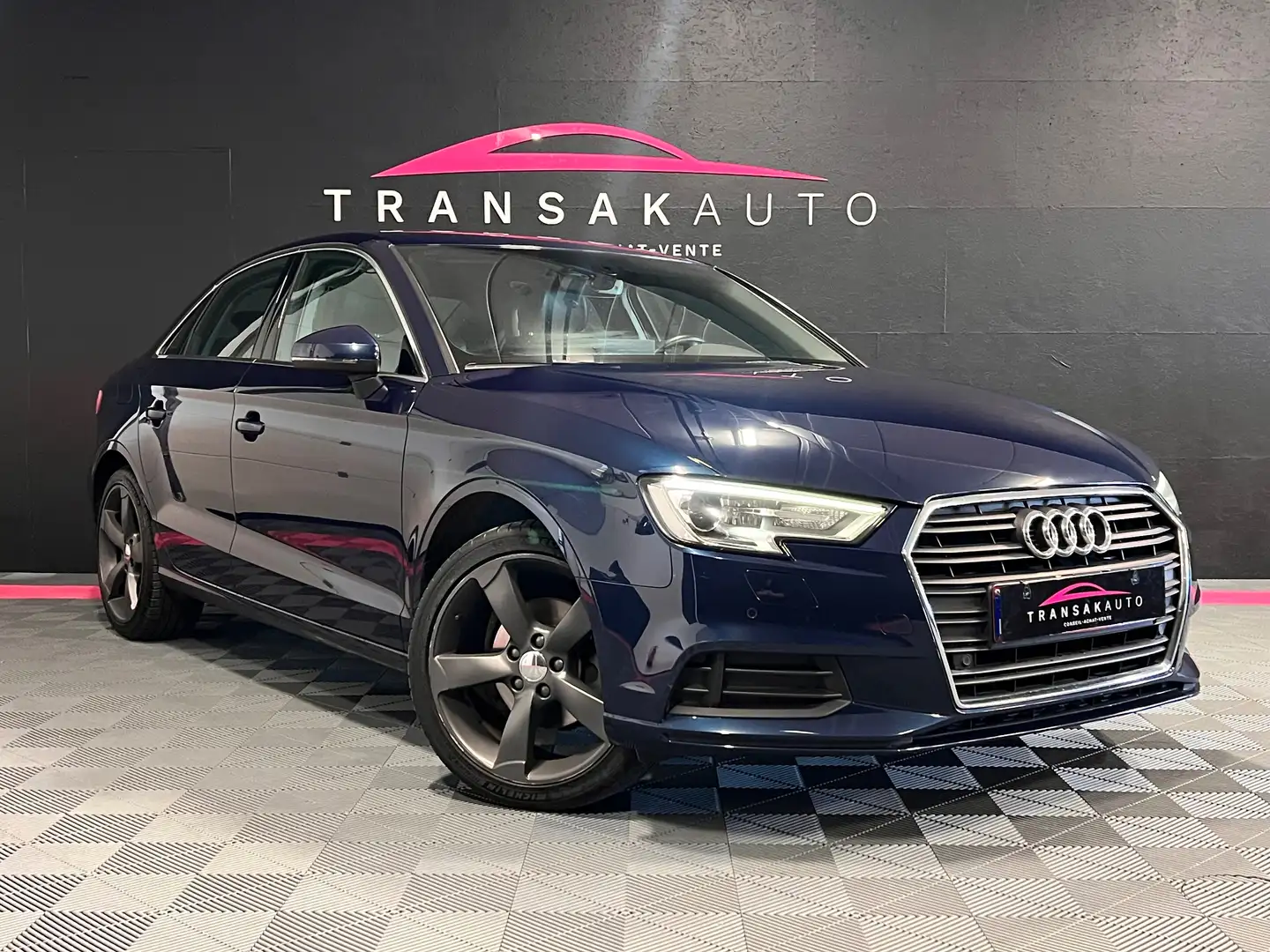 Audi A3 Berline TFSI S-LINE *CLIM-SIEG_ELEC-REMORQUE* Bleu - 1
