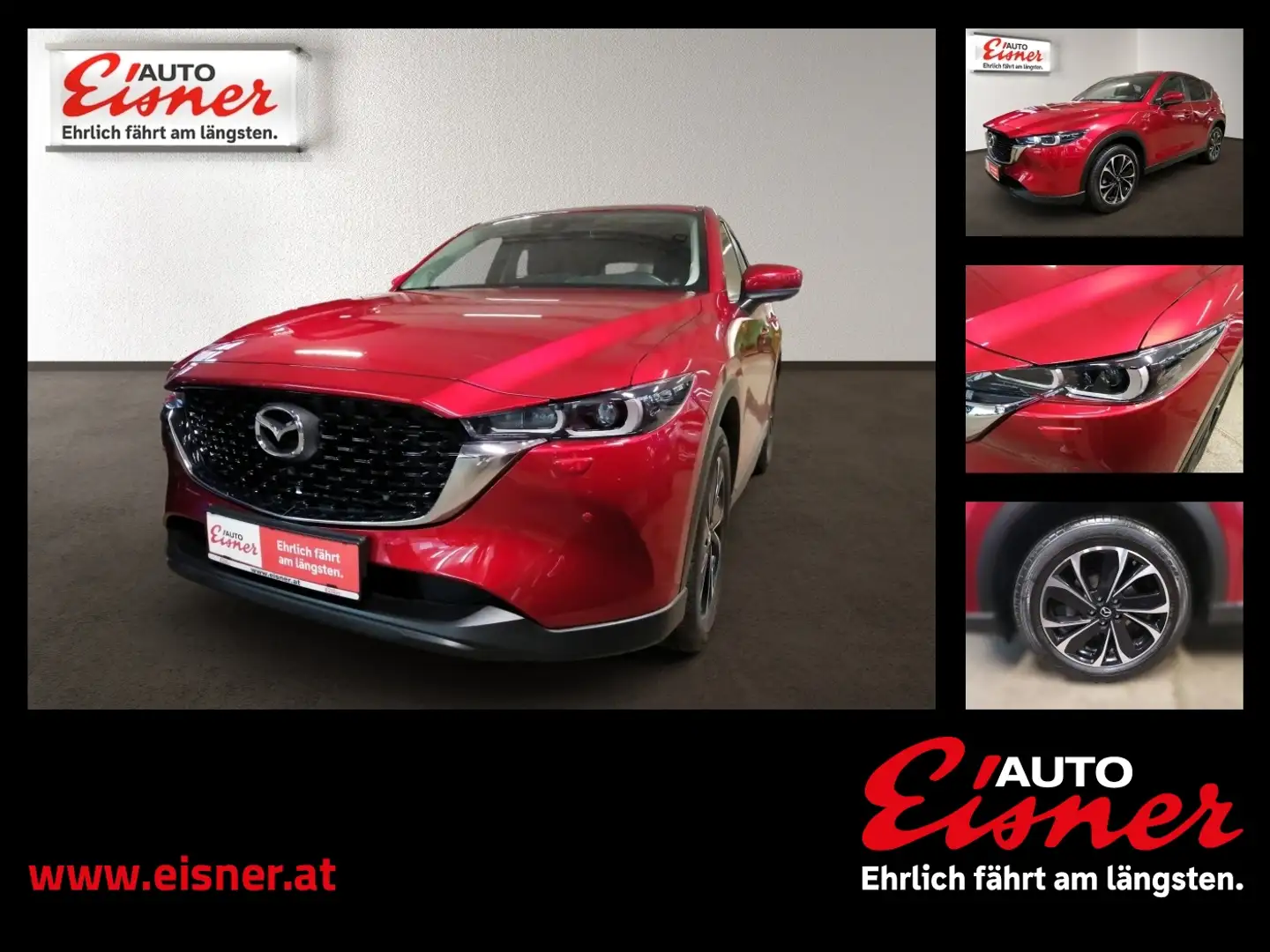 Mazda CX-5 G165 ADVANTAGE Sitz und Lenkradheizung Rot - 1