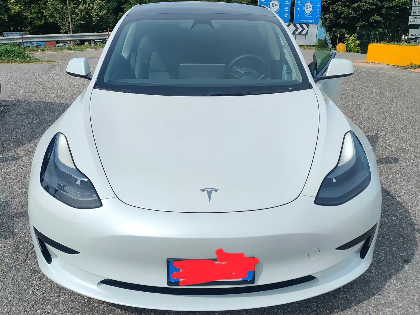 Tesla Model 3 Model 3 Long Range rwd Blanc - 1