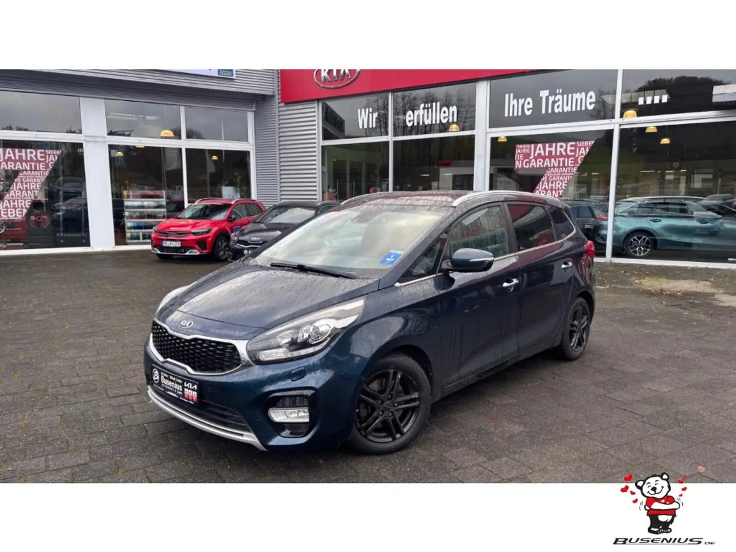 Kia Carens 2.0 Spirit 7-Sitzer+Pano+Perf.+Leder+SHZ Blauw - 1