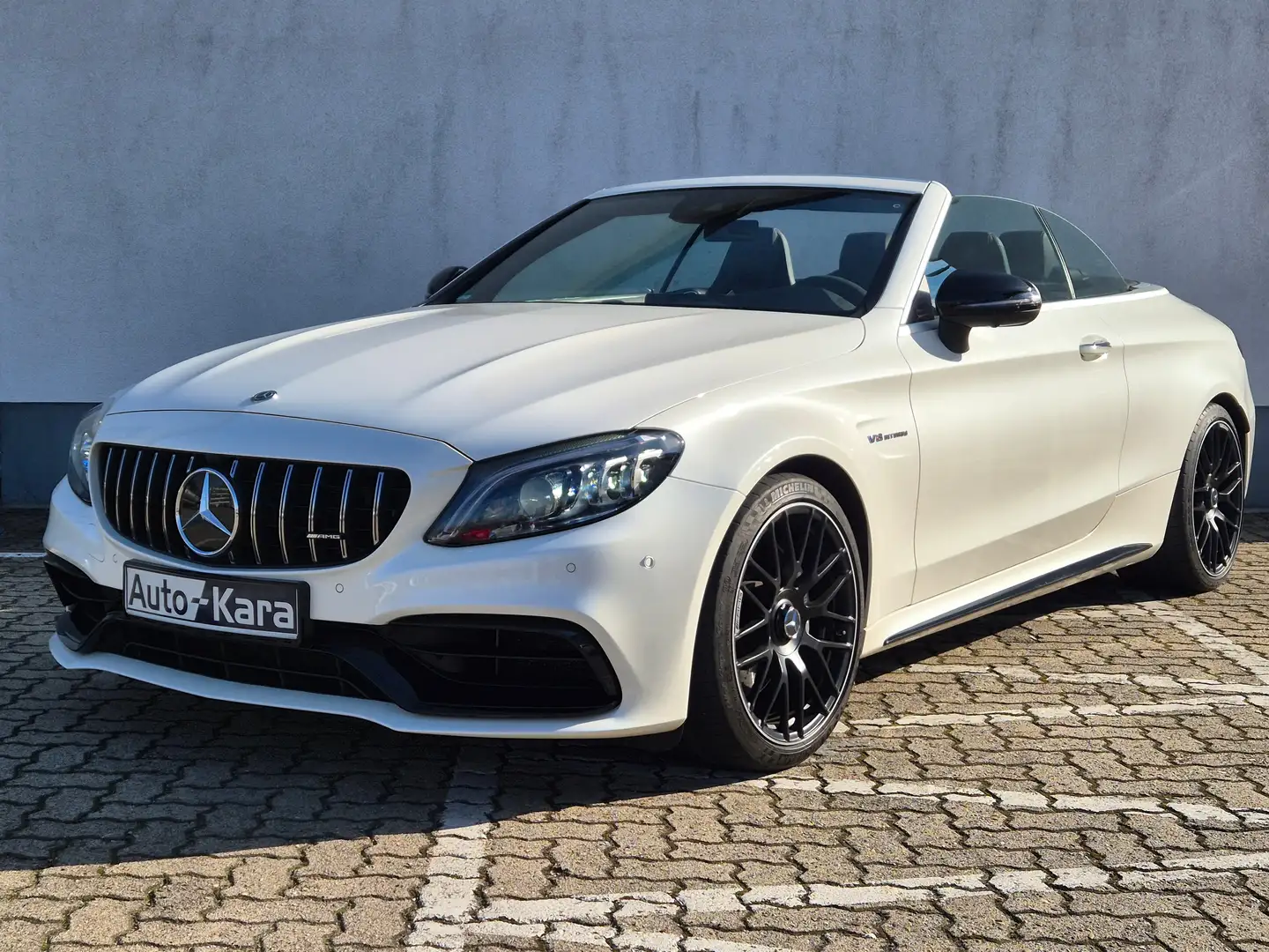 Mercedes-Benz C 63 AMG Cabrio*Performance*MB100*Night Paket*Burmester*LED Blanco - 2