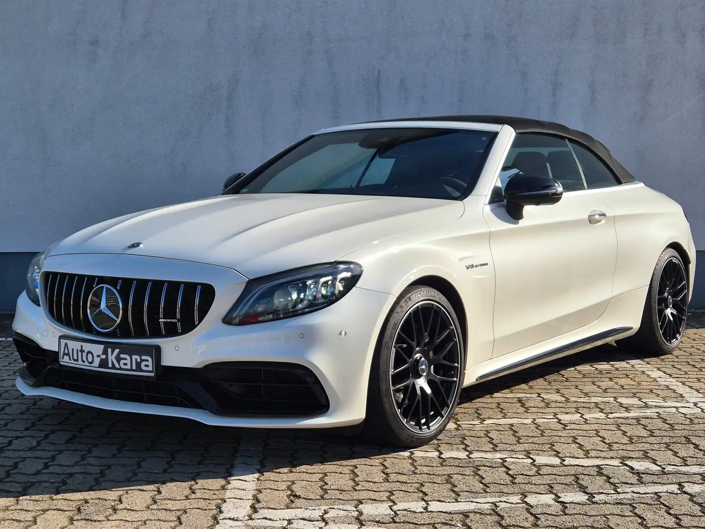 Mercedes-Benz C 63 AMG Cabrio*Performance*MB100*Night Paket*Burmester*LED Blanco - 1