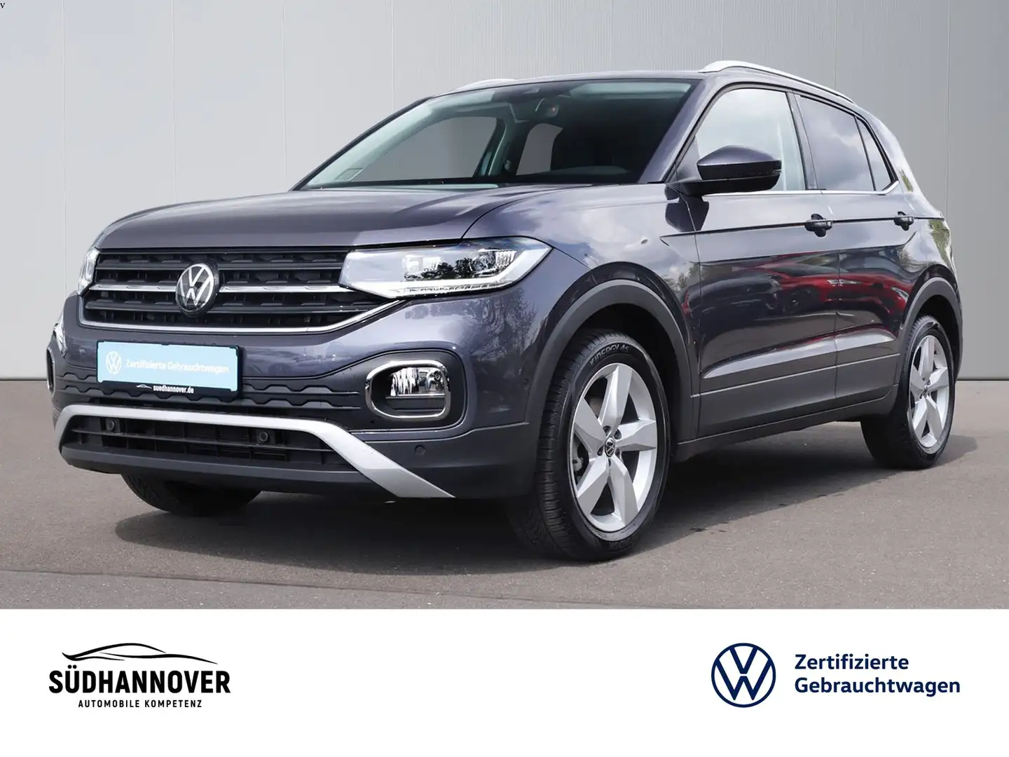 Volkswagen T-Cross Style 1.5 TSI DSG AHK+NAVI+LED+SHZ+PDC Grau - 1