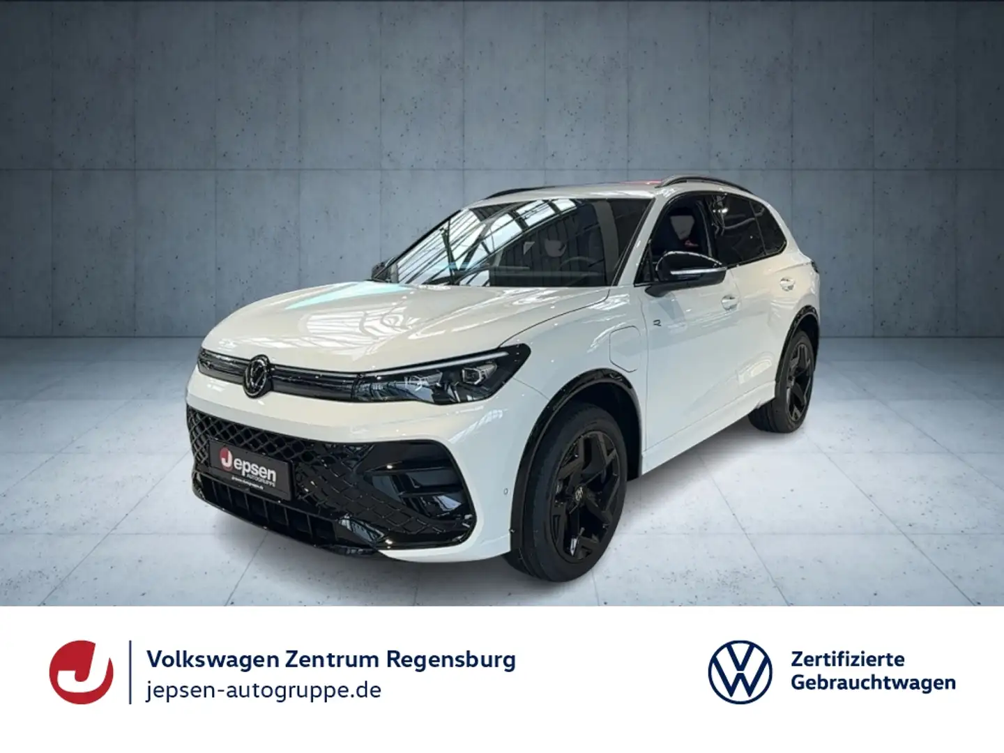Volkswagen Tiguan R-Line Hybrid DSG AHK R-KAMERA ParkAssist Weiß - 1