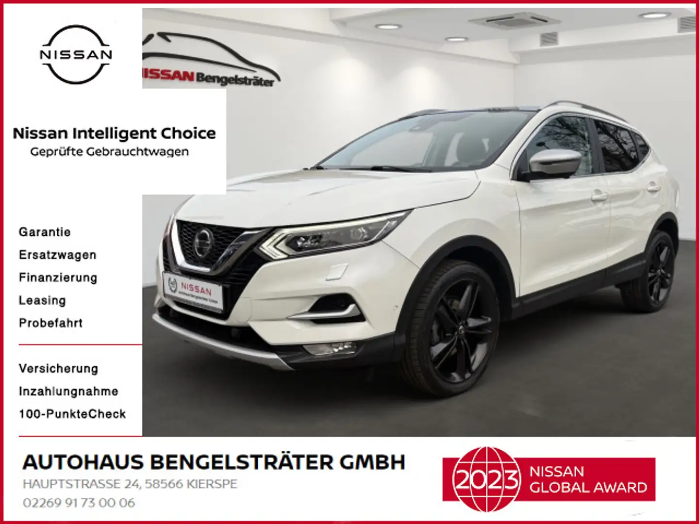 Nissan Qashqai 1.3 DIG-T N-Motion 4x2 Weiß - 1