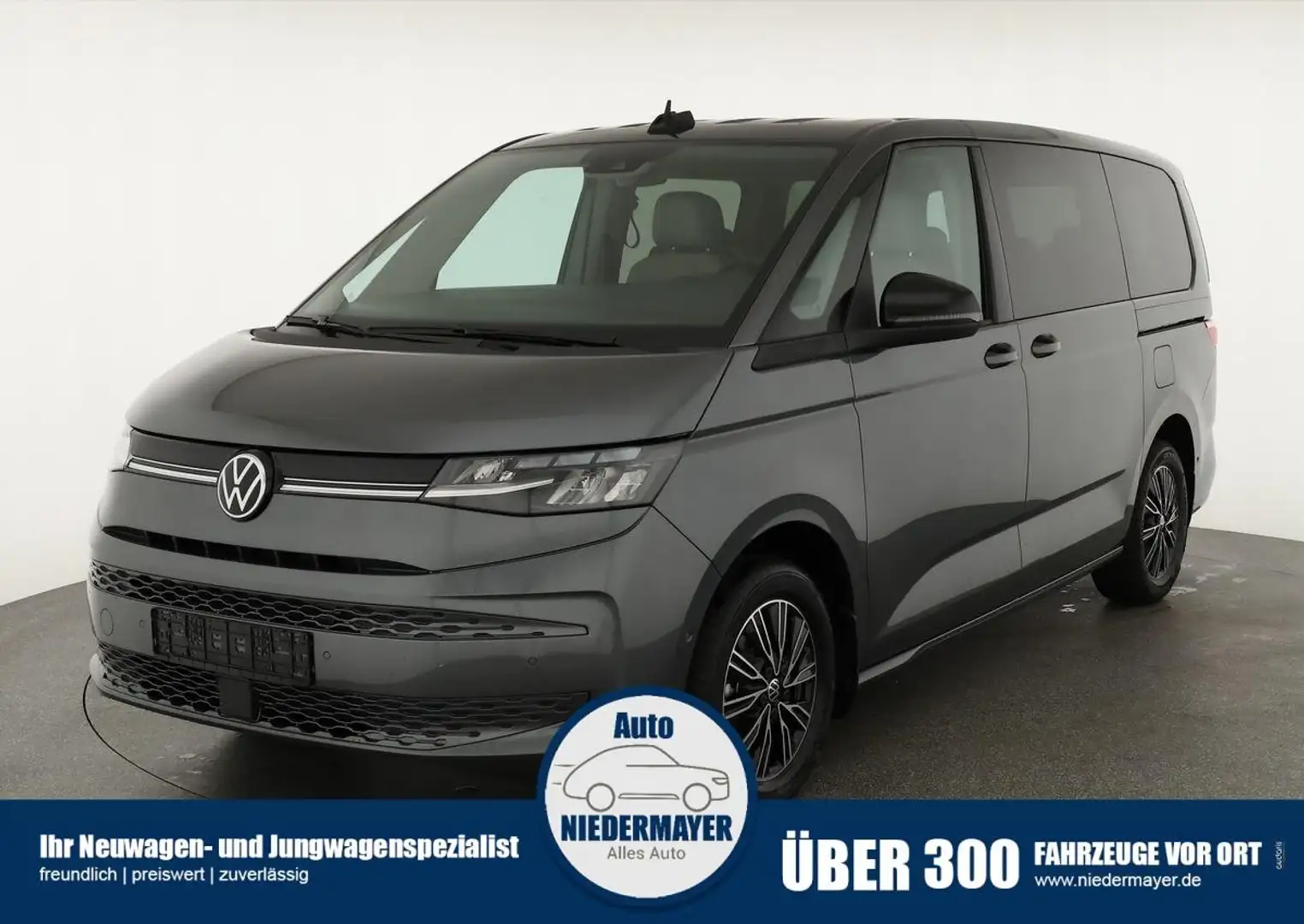 Volkswagen T7 Multivan TDI DSG lang Life, Teilleder, AHK, Navi, easyOpen, Gris - 1