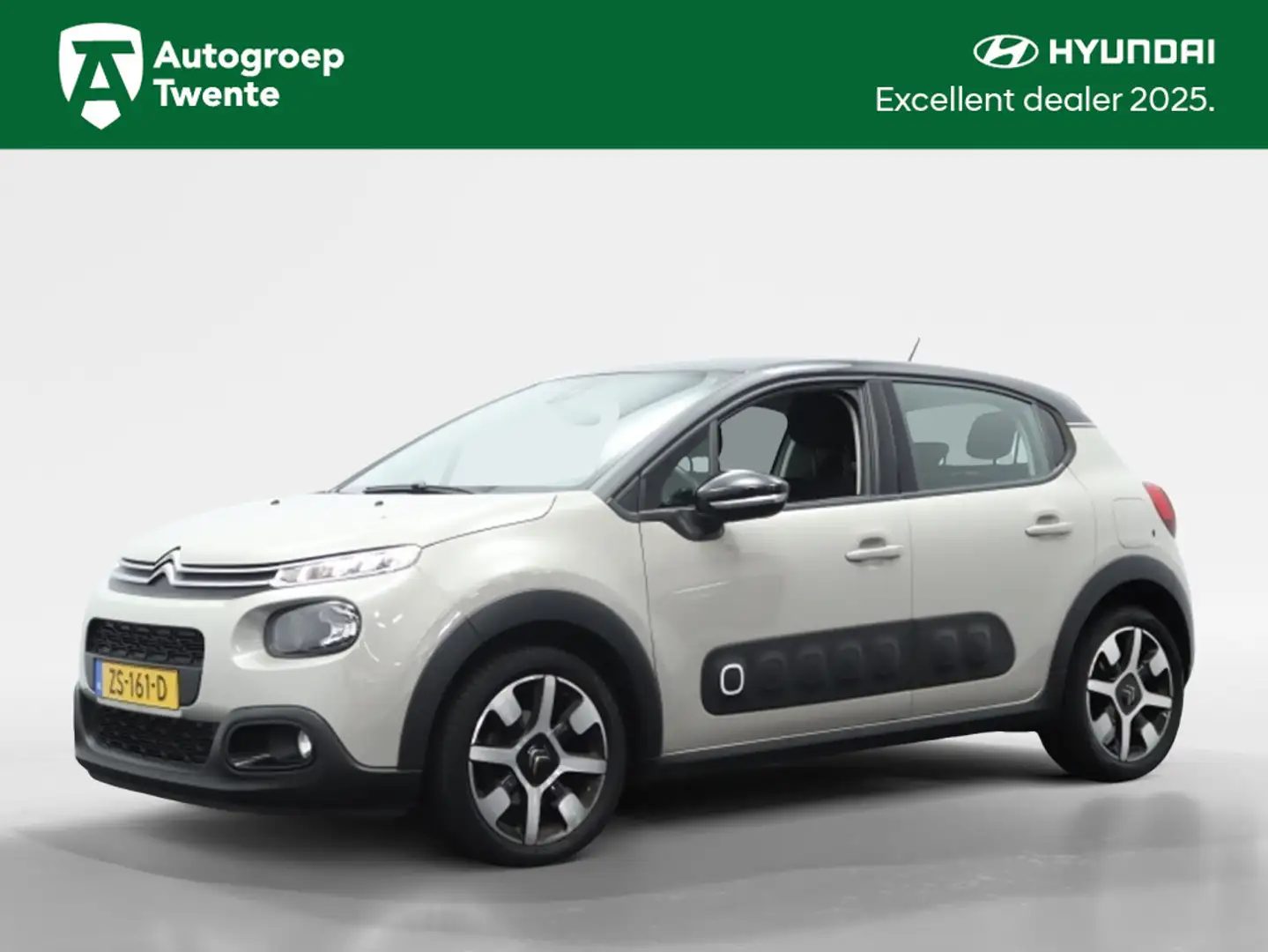 Citroen C3 1.2 PT S&S Shine 110PK | Navigatie | Cruise contro Grijs - 1