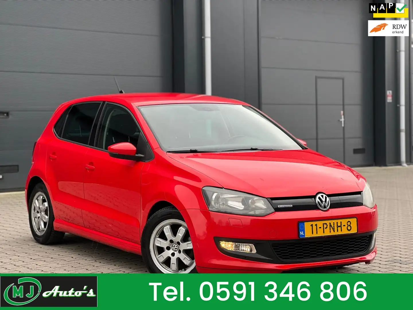 Volkswagen Polo 1.2 TDI BlUEMOTION NAVI APK-2027 Rot - 1