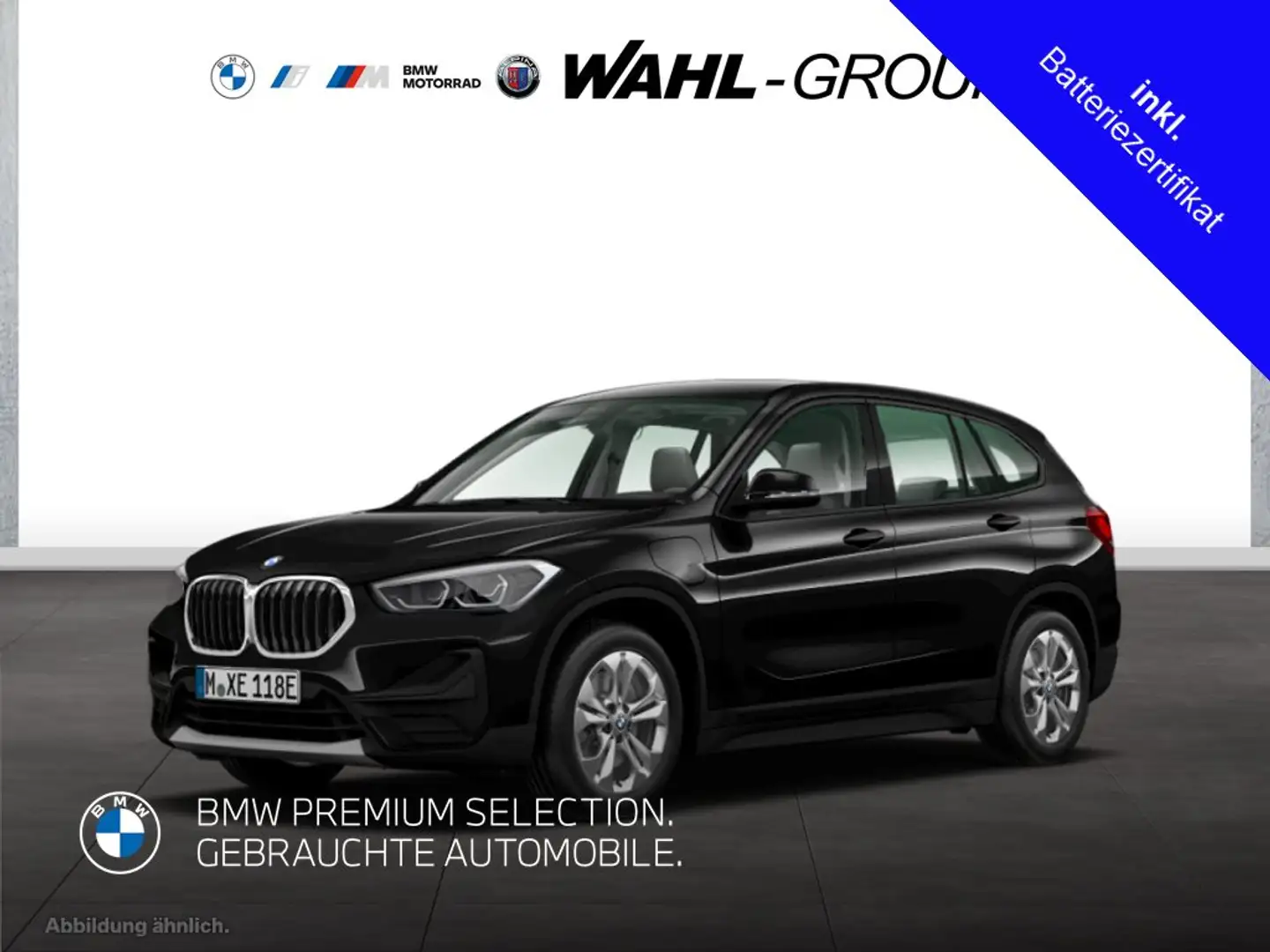 BMW X1 xDrive25e Advantage 94%Akku Navi LED eSitze SHZ PD Schwarz - 1
