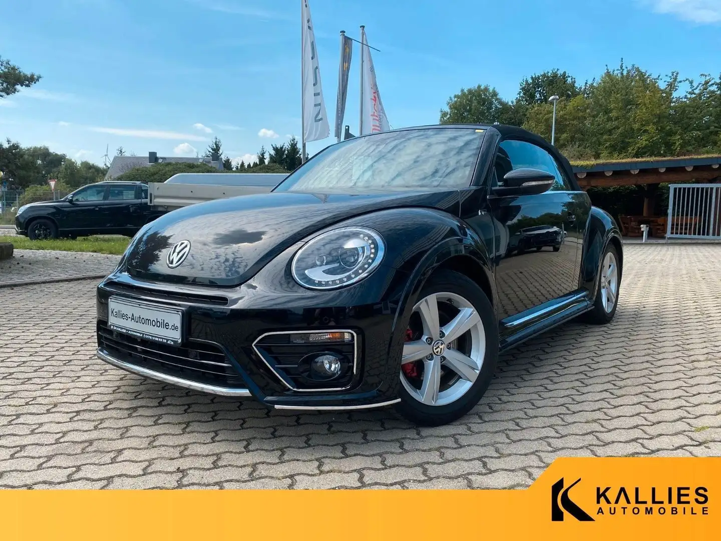 Volkswagen Beetle Cabrio 2.0 TSI DSG R-Line SH+NAVI+TÜV-NEU Černá - 1